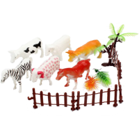 KIT ANIMAIS FAZENDA 13PÇS NO TUBO 29CM 7053
